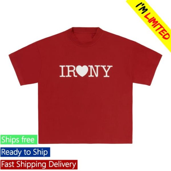 Fugazi Merch Store Shop Irony Tee Red