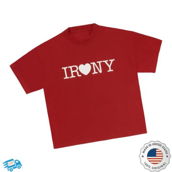 Fugazi Merch Store Shop Irony Tee Red