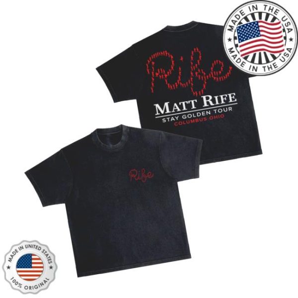 Matt Rife Merch Store Shop Columbus Event T-Shirt
