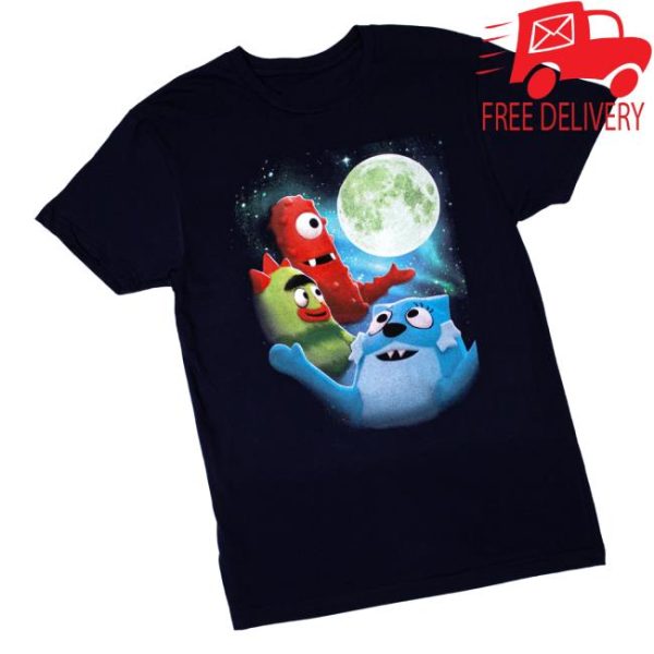 Yo Gabba Gabba Merch Store Shop Yo Gabba Gabba Howl At The Moon T-Shirt