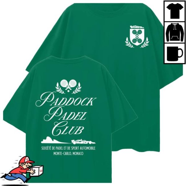 Theredflagspod Store Merch Paddock Padel Club Tee