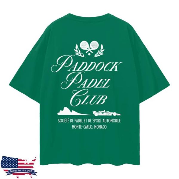 Theredflagspod Store Merch Paddock Padel Club Tee