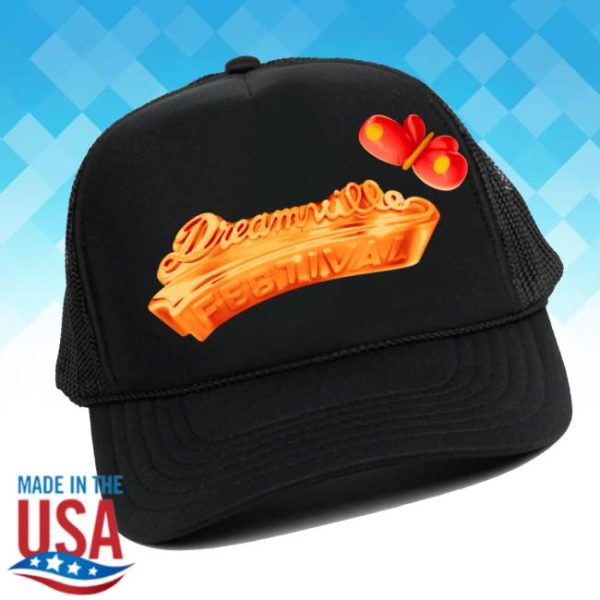 Dreamville Fest Store Merch Dv Fest Gold Bar Logo Black Hat