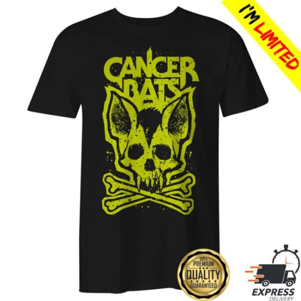 Cut Loose Merch Store Slime Bat Skull & Crossbones T-Shirt