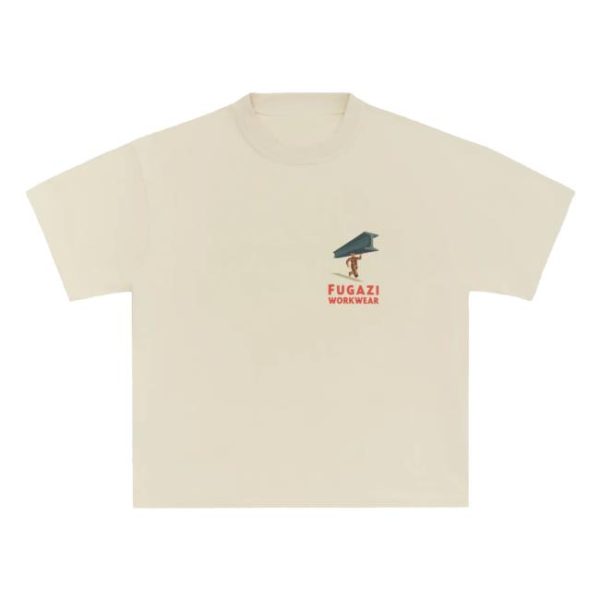 Fugazi Merch Store Shop Beam Tee Cream