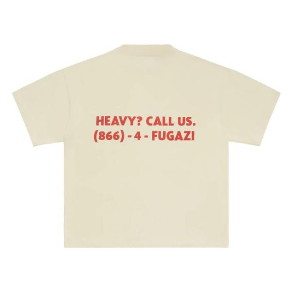 Fugazi Merch Store Shop Beam Tee Cream