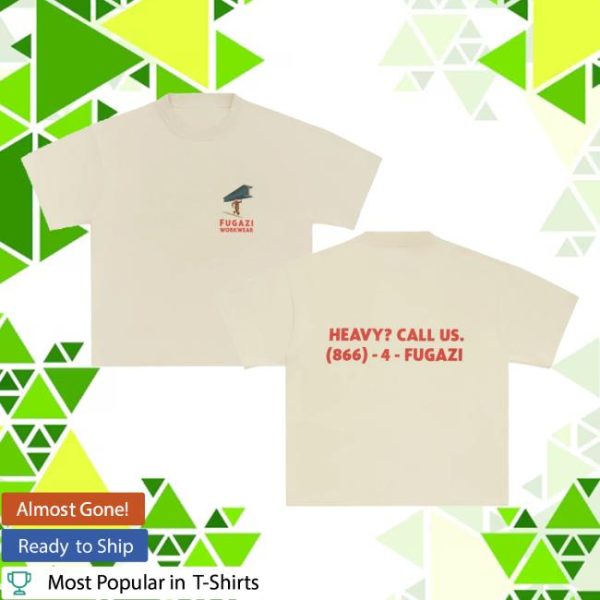 Fugazi Merch Store Shop Beam Tee Cream
