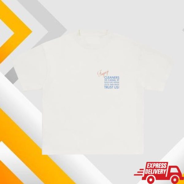 Fugazi Merch Store Shop Laundromat Tee White