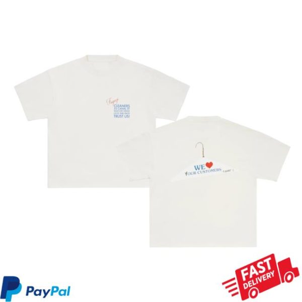 Fugazi Merch Store Shop Laundromat Tee White