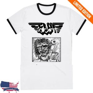 Volume Dealer Merch Store Shop Fly White Black Ringer Tee