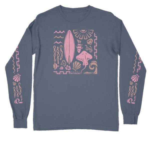Mythical Merch Mythical Marine Mosaic Long Sleeve Tee