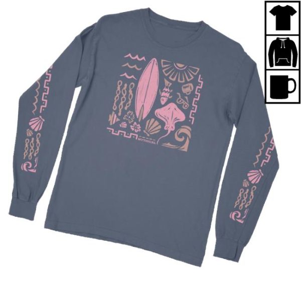Mythical Merch Mythical Marine Mosaic Long Sleeve Tee
