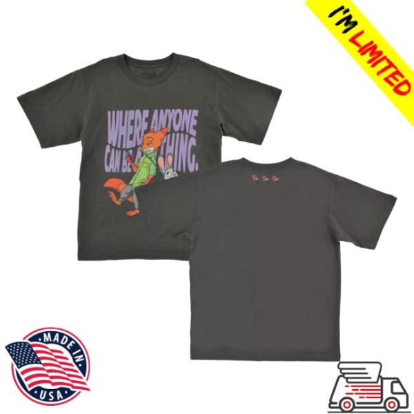Castle Planet Merch Store Jds Judy Hopps And Nick Wilde Lemming Businessman Short Sleeve T-Shirt