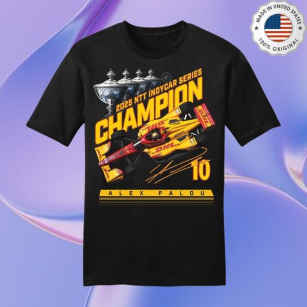 Indycar Store Merch 2025 Ntt Indycar Series Champion T-Shirt