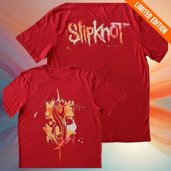 Eyesore Merch Store Merch Slipknot Slipknot ‘The End, So Far Tribal-S’ Red Eco T-Shirt