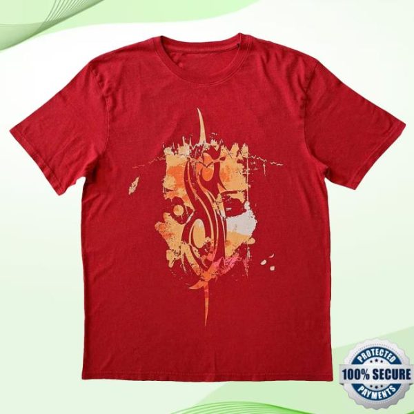 Eyesore Merch Store Merch Slipknot Slipknot ‘The End, So Far Tribal-S’ Red Eco T-Shirt