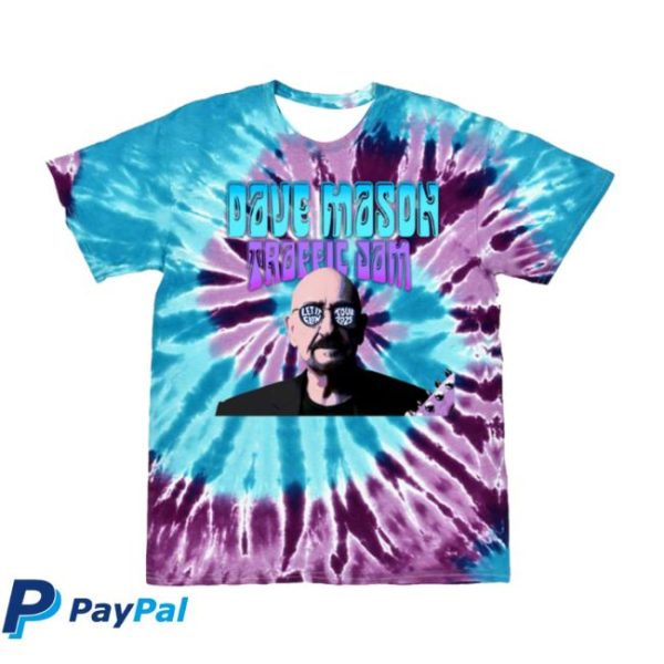Dave Mason Music Store Merch Dave Mason 2025 Tour Tee In Curated Tye Dye