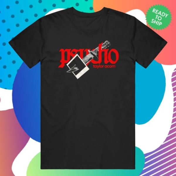 Taylor Acorn Merch Store Psycho Dagger Black T-Shirt