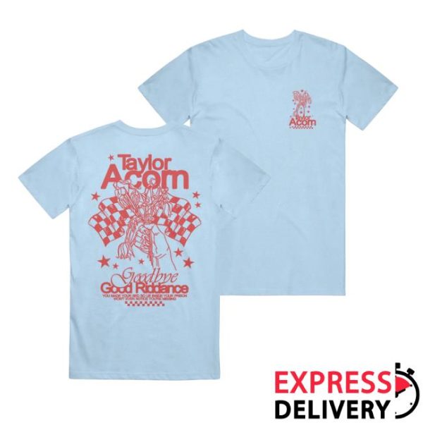 Taylor Acorn Merch Store Goodbye, Good Riddance Hydrangea T-Shirt