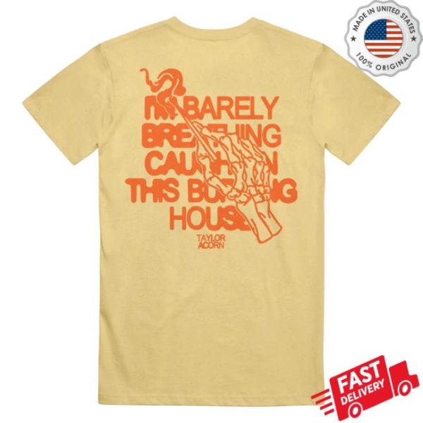 Taylor Acorn Merch Store Burning House Match Butter T-Shirt