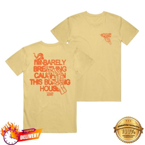 Taylor Acorn Merch Store Burning House Match Butter T-Shirt