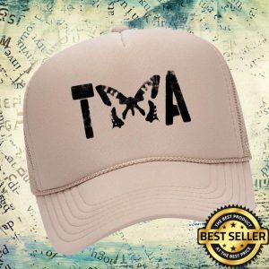 Taylor Acorn Merch Store Ta Butterfly Khaki Trucker Hat