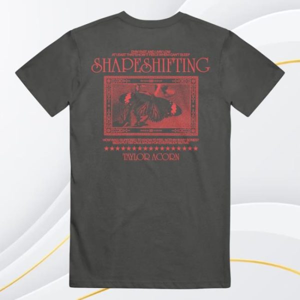 Taylor Acorn Merch Store Shapeshifting Butterfly Pepper T-Shirt