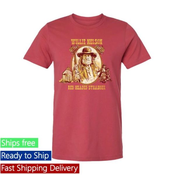 Willie Nelson Store Merch Willie Nelson Red Headed Stranger T-Shirt