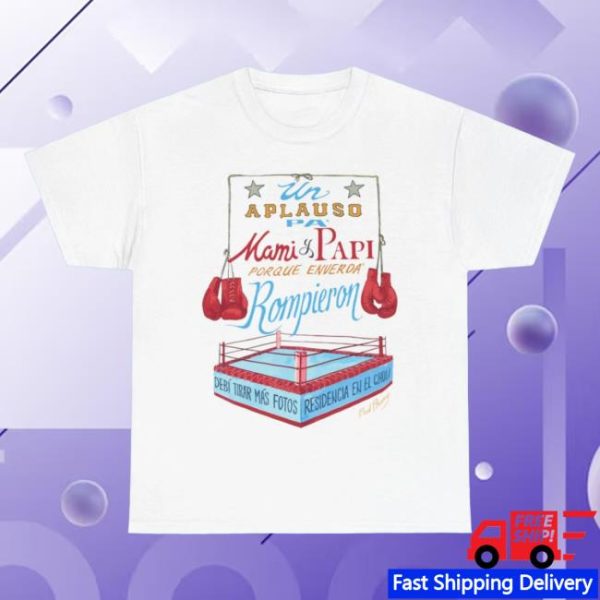 Merch Bad Bunny Store Merch Dtmf Merch White Boxing Tee