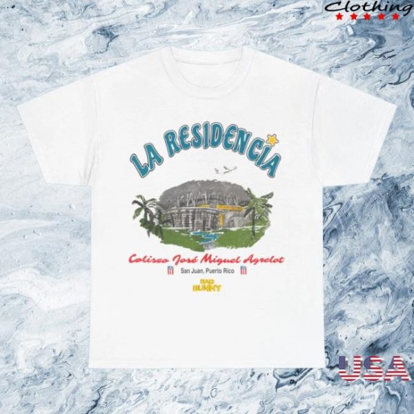 Merch Bad Bunny Store Merch Dtmf Merch La Residencia Tee