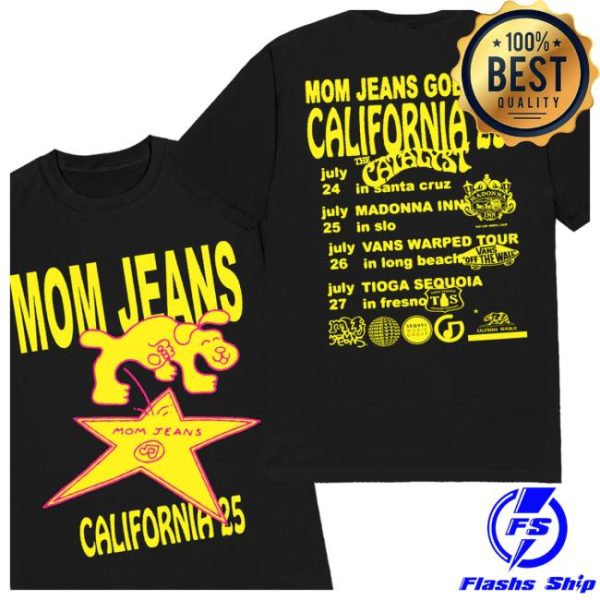 Mom Jeans Webstore Merch Mj California 25 Tour Tee