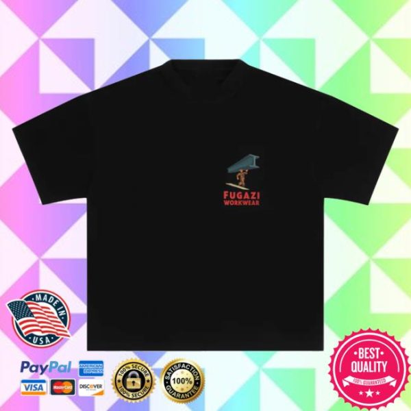 Fugazi Store Merch Beam Black Tee