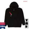 kenny qotsa store merch lightning bolt black zip hoodie