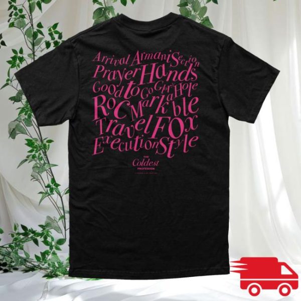 Premier Vinyl Merch Store The Coldest Collage Work T-Shirt Black