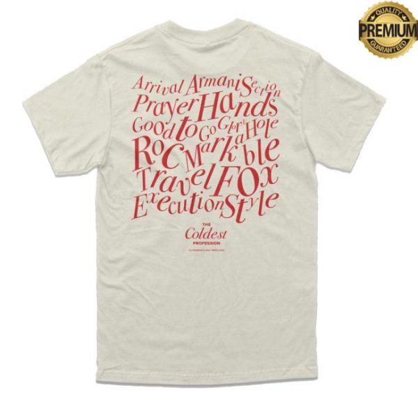Premier Vinyl Merch Store The Coldest Collage Work T-Shirt White