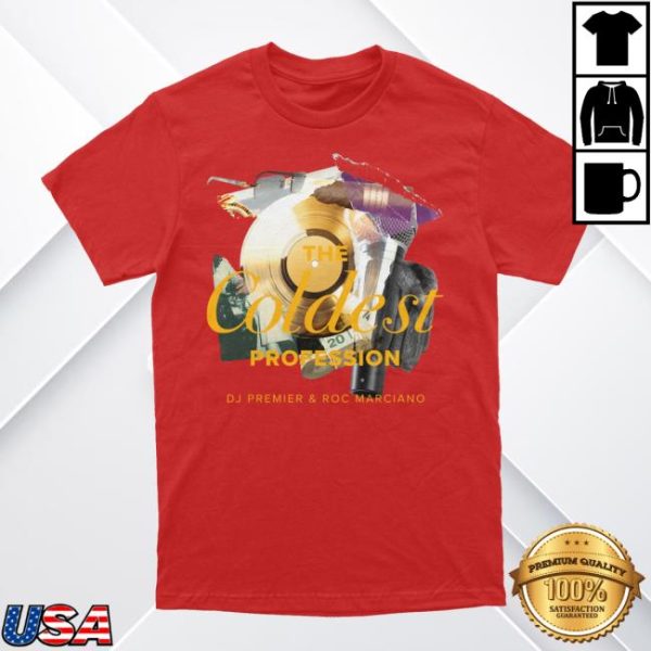Premier Vinyl Merch Store The Coldest Collage Work T-Shirt
