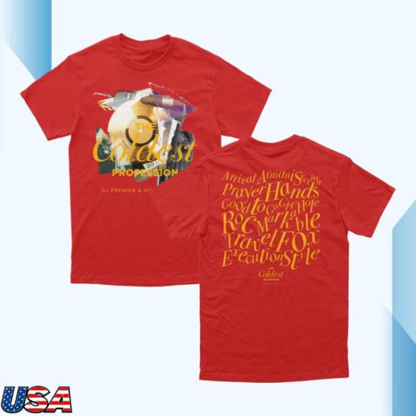 Premier Vinyl Merch Store The Coldest Collage Work T-Shirt