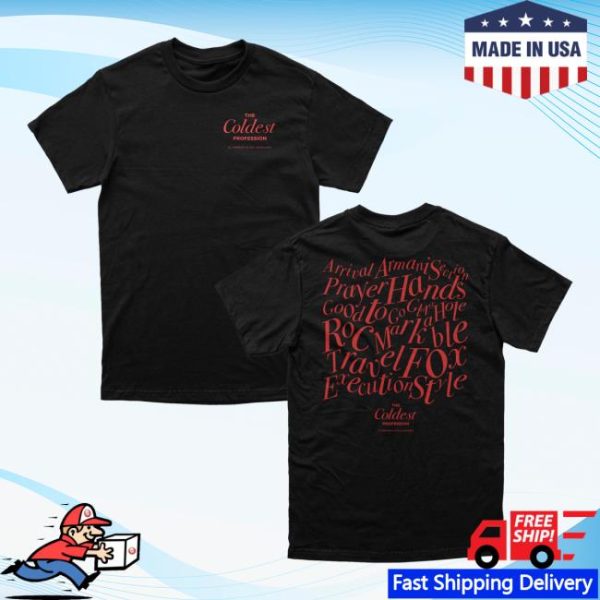 Premier Vinyl Merch Store The Coldest Tracklist Og Version Black T-Shirt