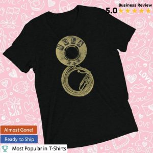 Nola Republic Tshirtco Store Merch Black & Gold City Edition Nola Tuba Unisex Tri-Blend T-Shirt