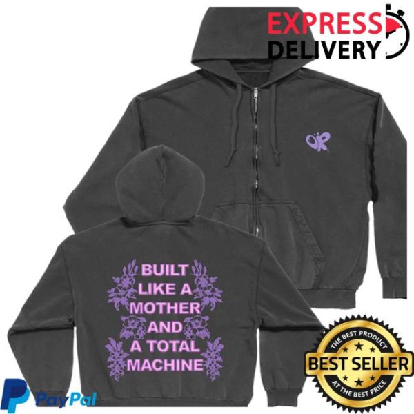 Olivia Rodrigo Store Merch Built Like A Mother Zip Hoodie