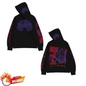 Asking Alexandria Merch Store Shop Black Deathcore Hoodie