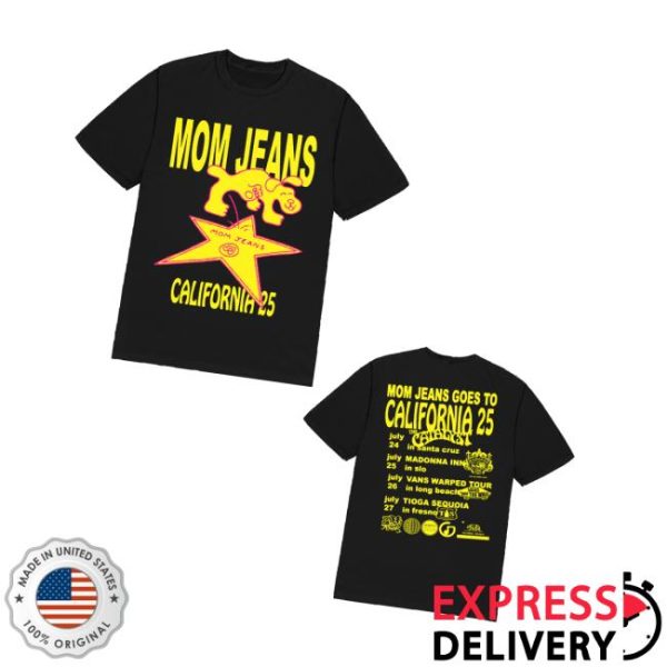 Mom Jeans Store Merch Mj California 25 Tour Tee