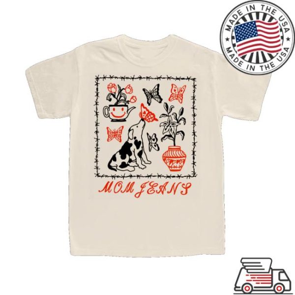 Mom Jeans Store Merch Butterfly Puppy Tee
