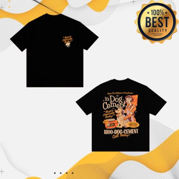 Cool Shirtz Merch Store Official Cold Ones Tee Dog Cement Shirt