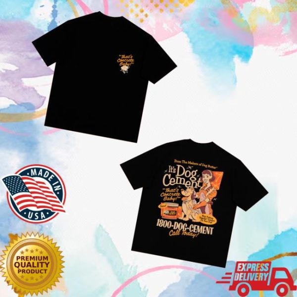 Cool Shirtz Merch Store Official Cold Ones Tee Dog Cement Shirt