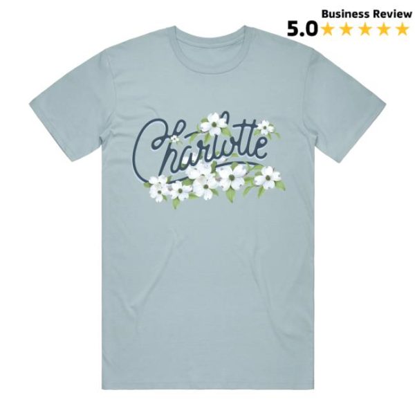 704 Shop Store Merch 704 Shop Charlotte Script Dogwoods Tee