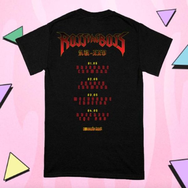 Imprint Merch Store Ross The Boss Skull Flame T-Shirt