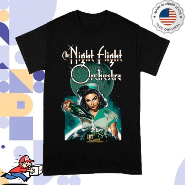 Imprint Merch Store Night Flight Orchestra Moon Over Australia 2025 Tour T-Shirt