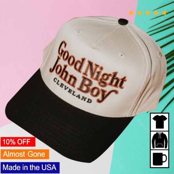 Good Night John Boy Store Merch Two Toned Embroidered Cap