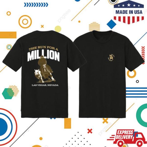 The Run For A Million Store Merch Trfam Cow Horse Black Tee